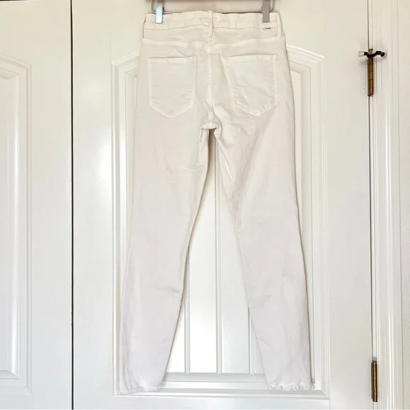 Mother The Looker Ankle Jeans in Cream Puff - Picture 3 of 10